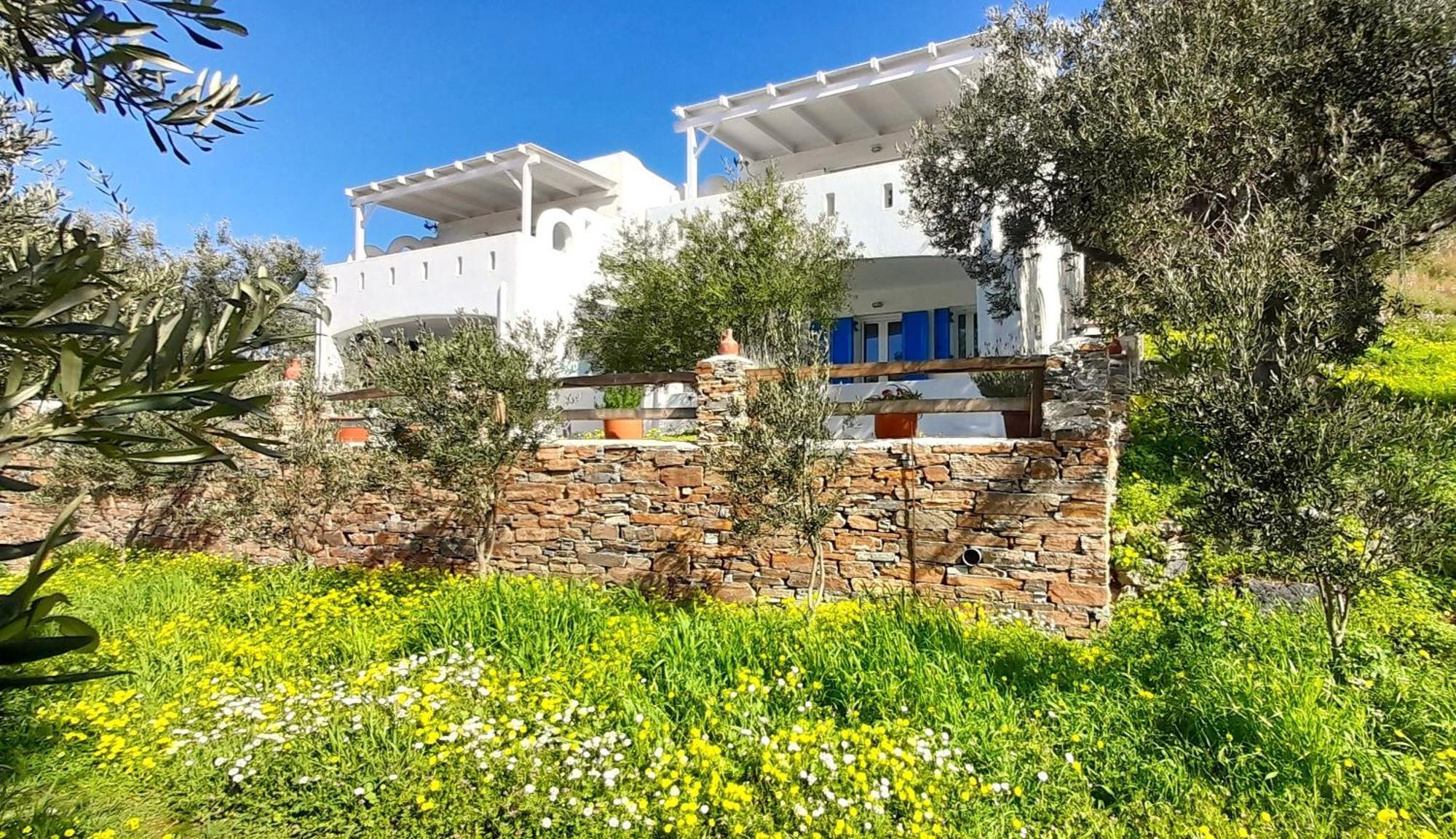 Aspra Chomata Villas Karystos  Buitenkant foto