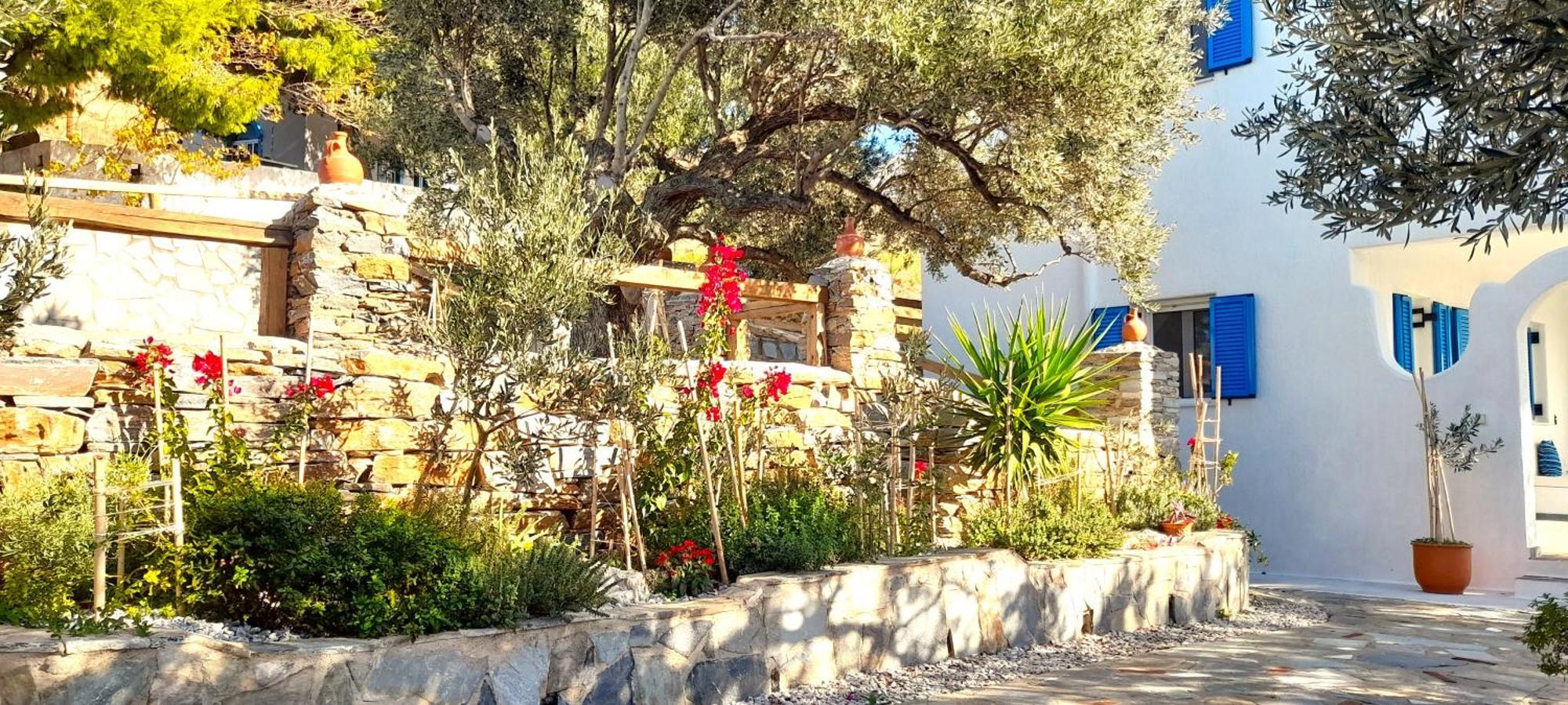 Aspra Chomata Villas Karystos  Buitenkant foto